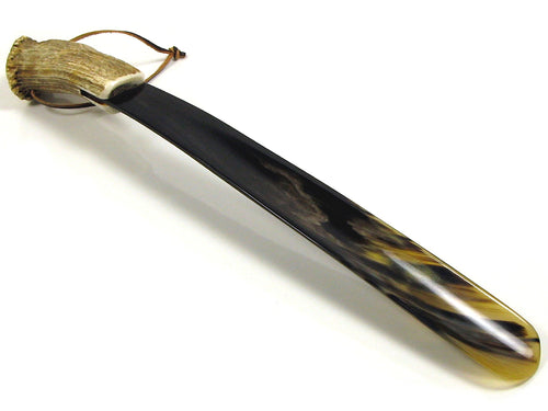 Abbeyhorn 16 Inch Stag Antler Crown Handle Horn Shoehorn