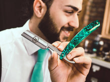 Load image into Gallery viewer, BOKER STRAIGHT RAZOR ABALONE 6/8&quot; - Ozbarber