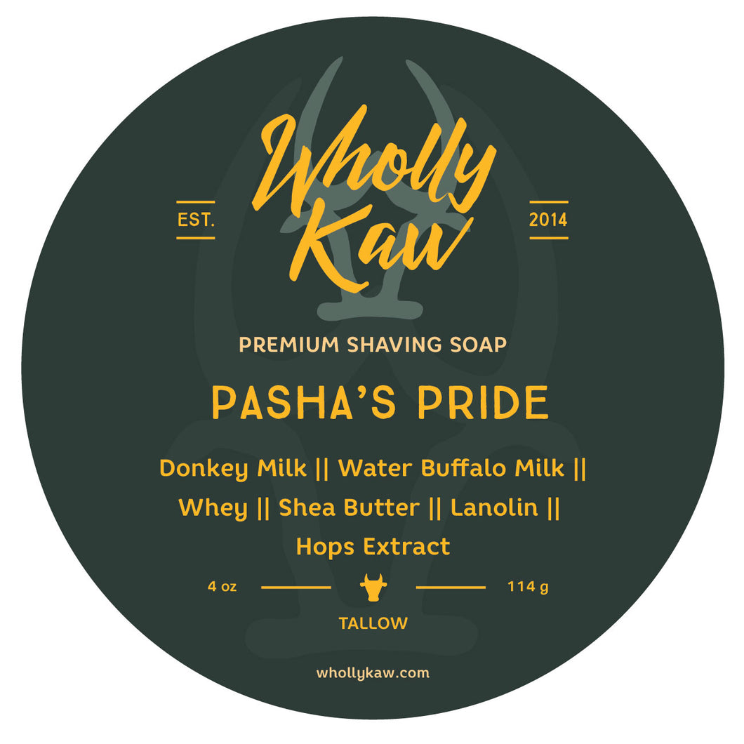 Wholly Kaw Pasha's Pride Shaving Soap