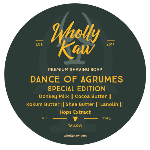 Wholly Kaw Dance of Agrumes Shaving Soap Tallow