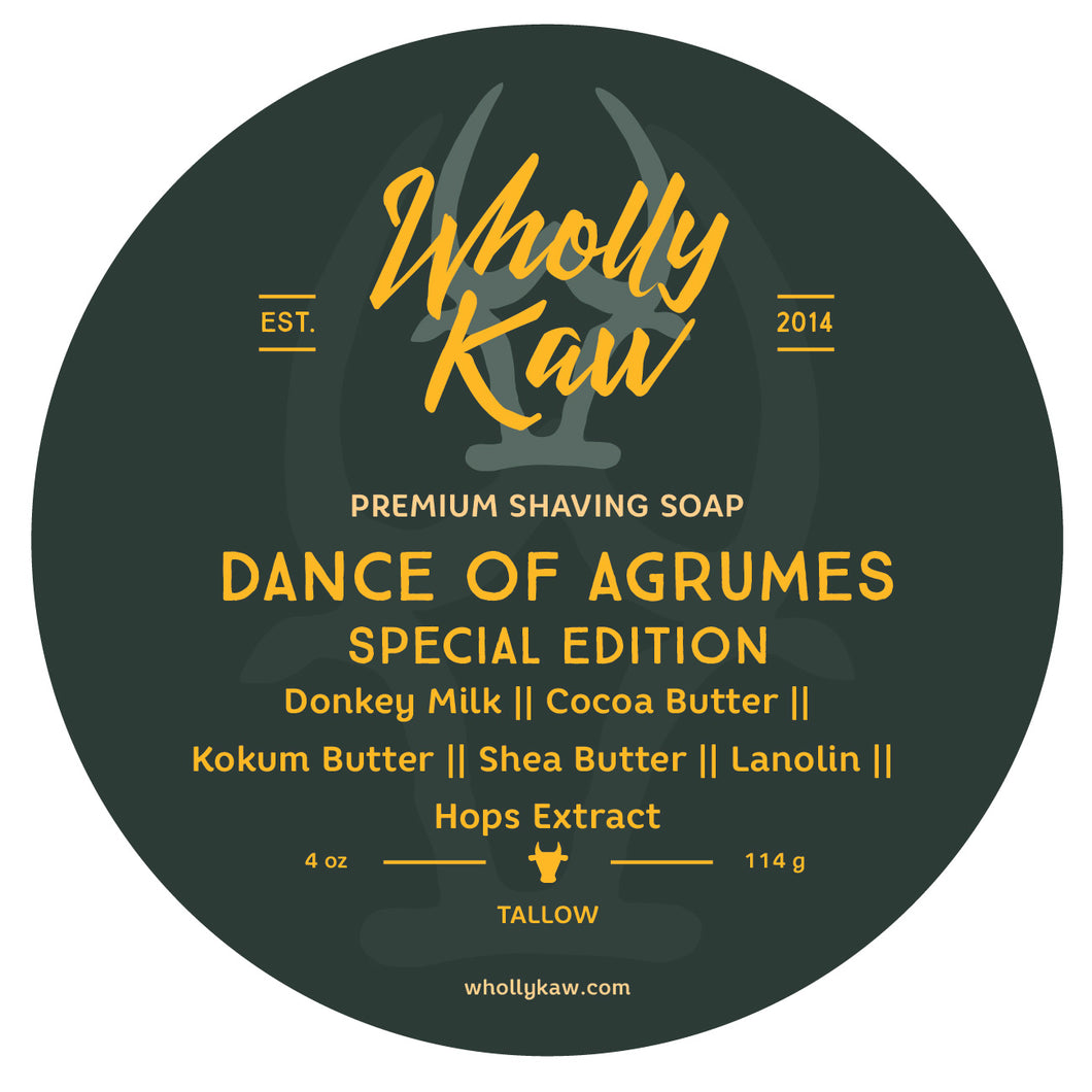 Wholly Kaw Dance of Agrumes Shaving Soap Tallow