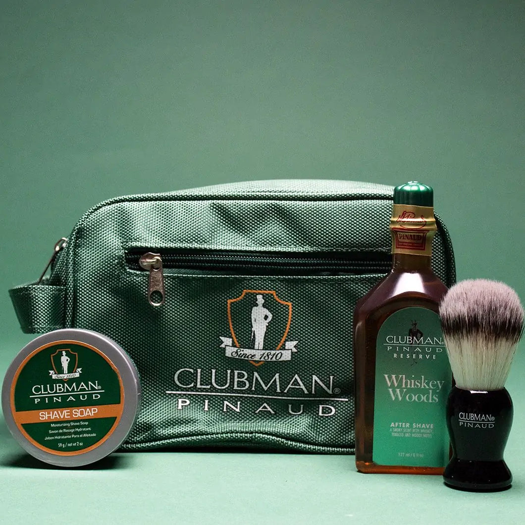 Clubman Shave Essentials Dopp Kit