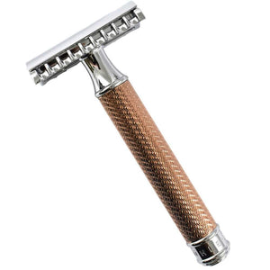 MUHLE R41 OPEN COMB SAFETY RAZOR ROSE GOLD - Ozbarber