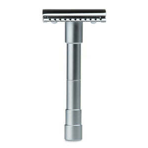MERKUR SOLINGEN TRAVEL RAZOR WITH LEATHER POUCH (46C) - Ozbarber