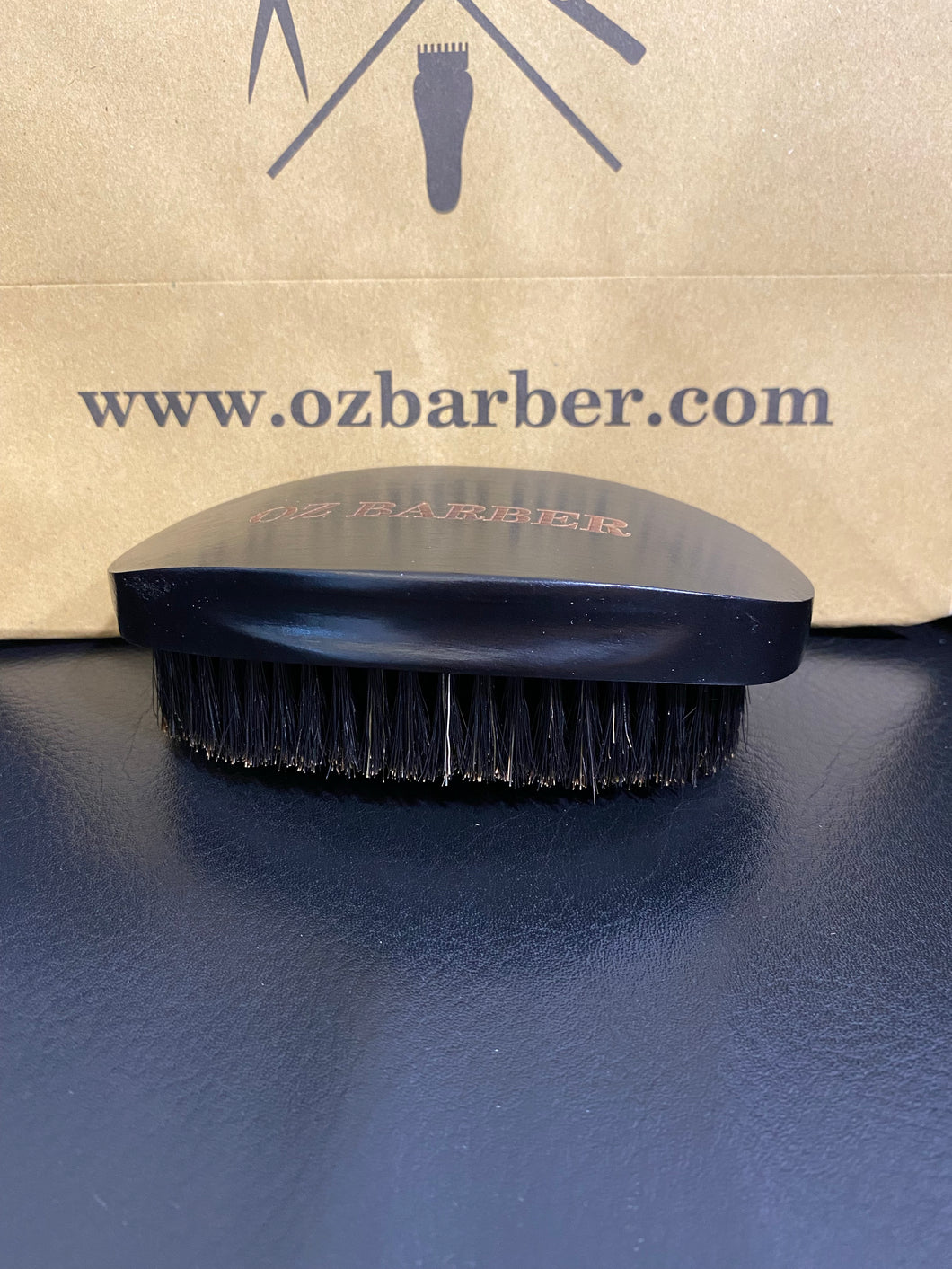 Oz Barber Military Style Beard & Hair Brush AS-004