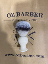 Load image into Gallery viewer, Oz Barber Ivory Handle Synthetic Shaving Brush S16-R300I