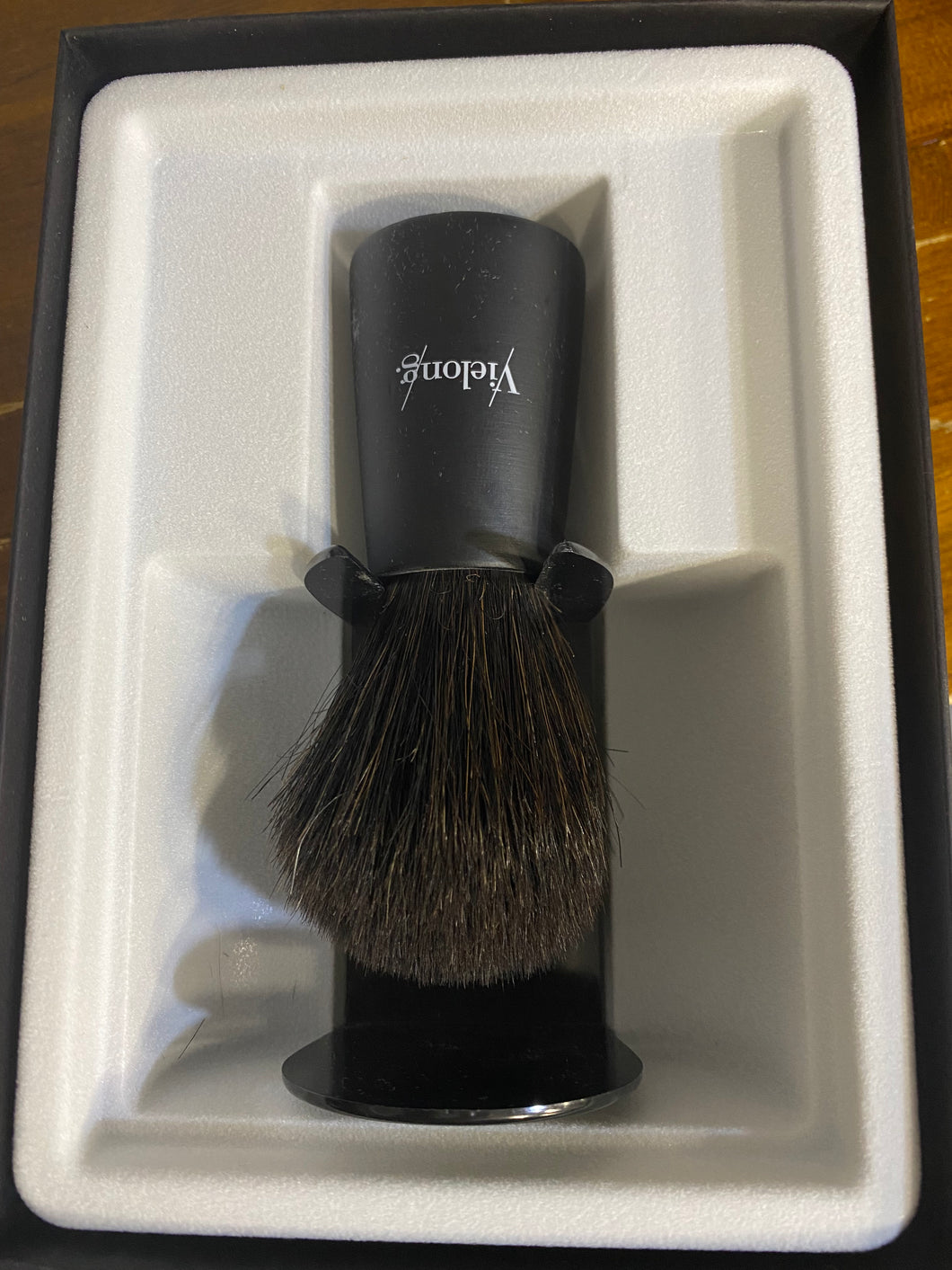 Vielong Nördik Black Horse Hair Shaving Brush 24mm