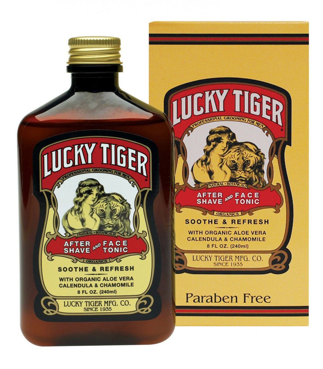 LUCKY TIGER AFTERSHAVE & FACE TONIC 240ML - Ozbarber