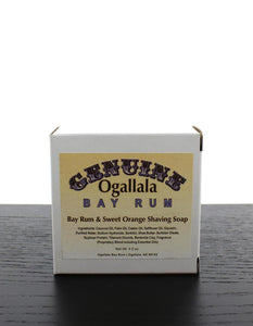 Ogallala Bay Rum and Sweet Orange Shaving Soap 4.5oz