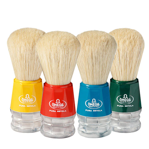 Omega Pure Bristle Shaving Brush 10018 Green