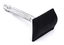 Load image into Gallery viewer, PARKER BLACK LEATHER RAZOR HEAD COVER - Ozbarber
