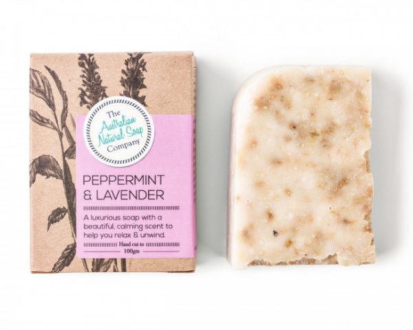 The Australian Natural Soap Company Peppermint & Lavender Soap