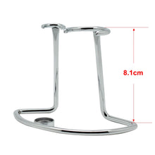 Load image into Gallery viewer, OZ BARBER CHROME METAL SHAVING STAND FOR RAZOR &amp; BRUSH #21 - Ozbarber