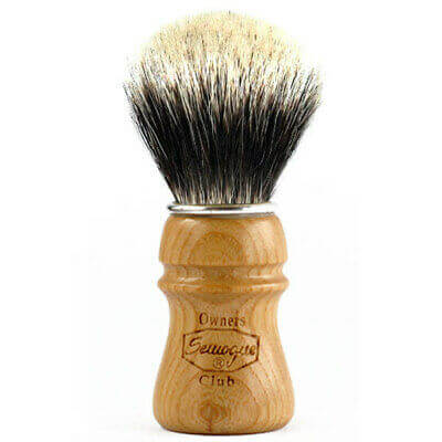 SEMOGUE OWNERS CLUB FINEST BADGER SHAVING BRUSH ASH WOOD - Ozbarber