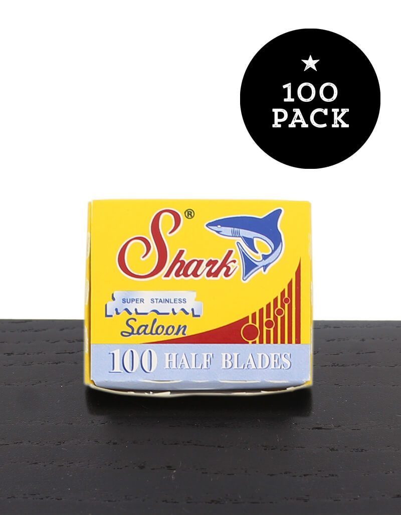 Shark Saloon Super Stainless Blades, 100 half blades