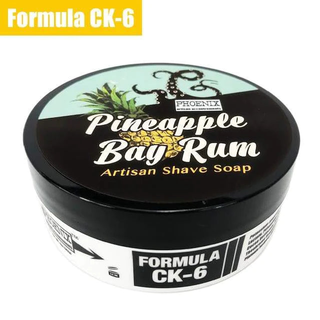 Phoenix Pineapple Bay Rum Artisan Shaving Soap - Zero Clove CK-6