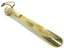 Load image into Gallery viewer, Abbeyhorn Large 16&quot; Stag Antler Handle Horn Shoehorn