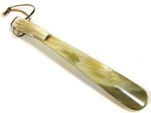 Abbeyhorn Large 16" Stag Antler Handle Horn Shoehorn