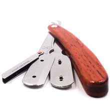 Load image into Gallery viewer, PARKER SRRW ROSEWOOD CLIP TYPE STRAIGHT BARBER RAZOR - Ozbarber
