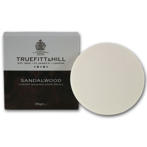 TRUEFITT & HILL SANDALWOOD LUXURY SHAVING SOAP REFILL 99G - Ozbarber