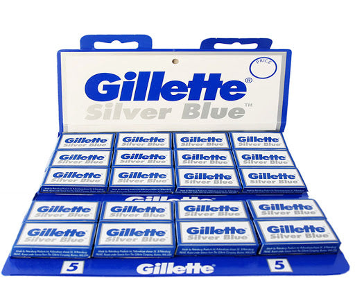 Gillette Silver Blue Double Edge Blades (100)