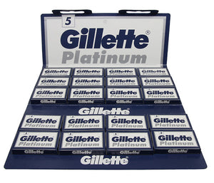 Gillette Platinum Double Edge Razor Blades (100)